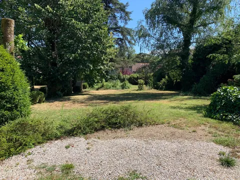 Le fond du parc en été
