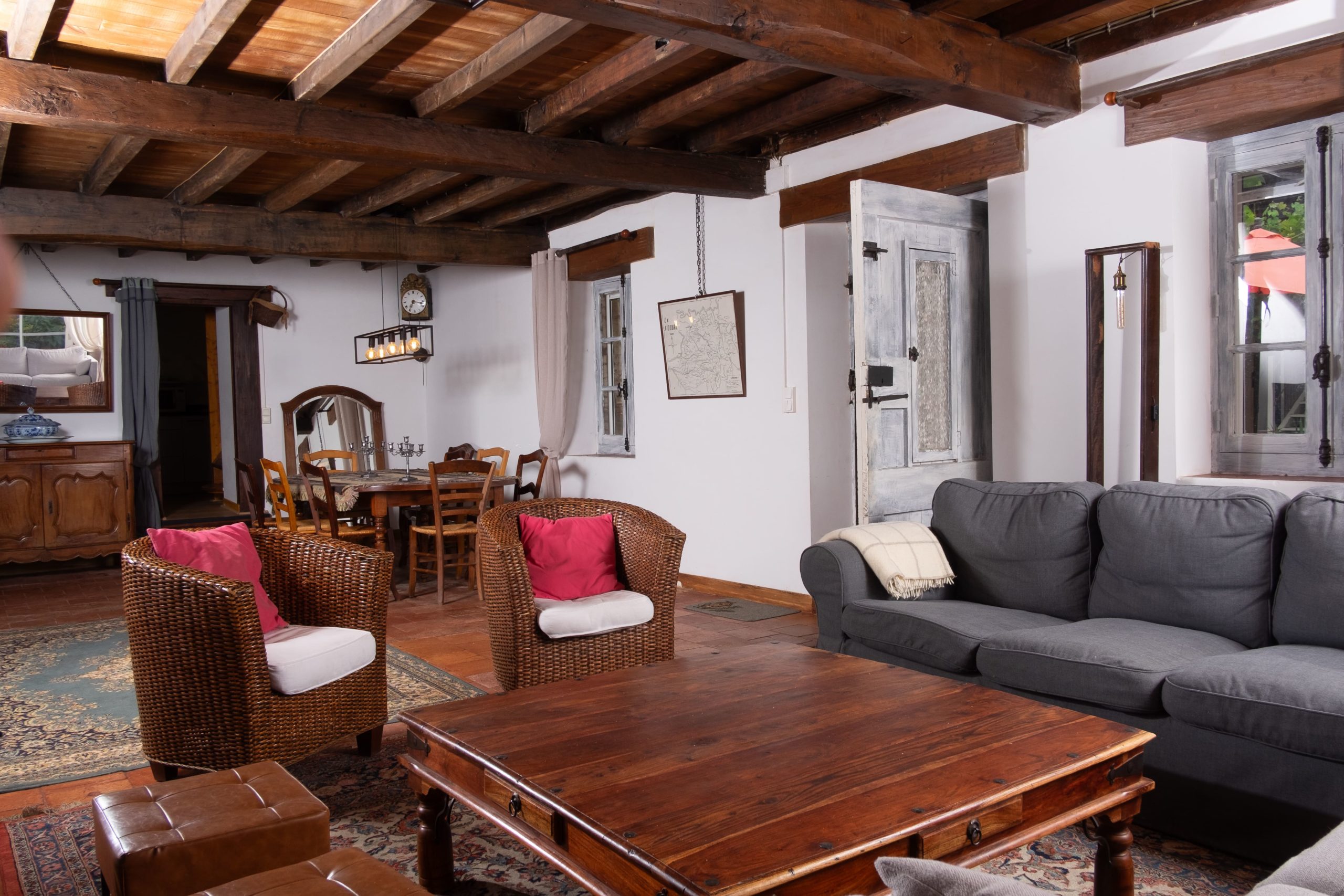 Chambre avec salle d’eau privée au gîte La Planésié