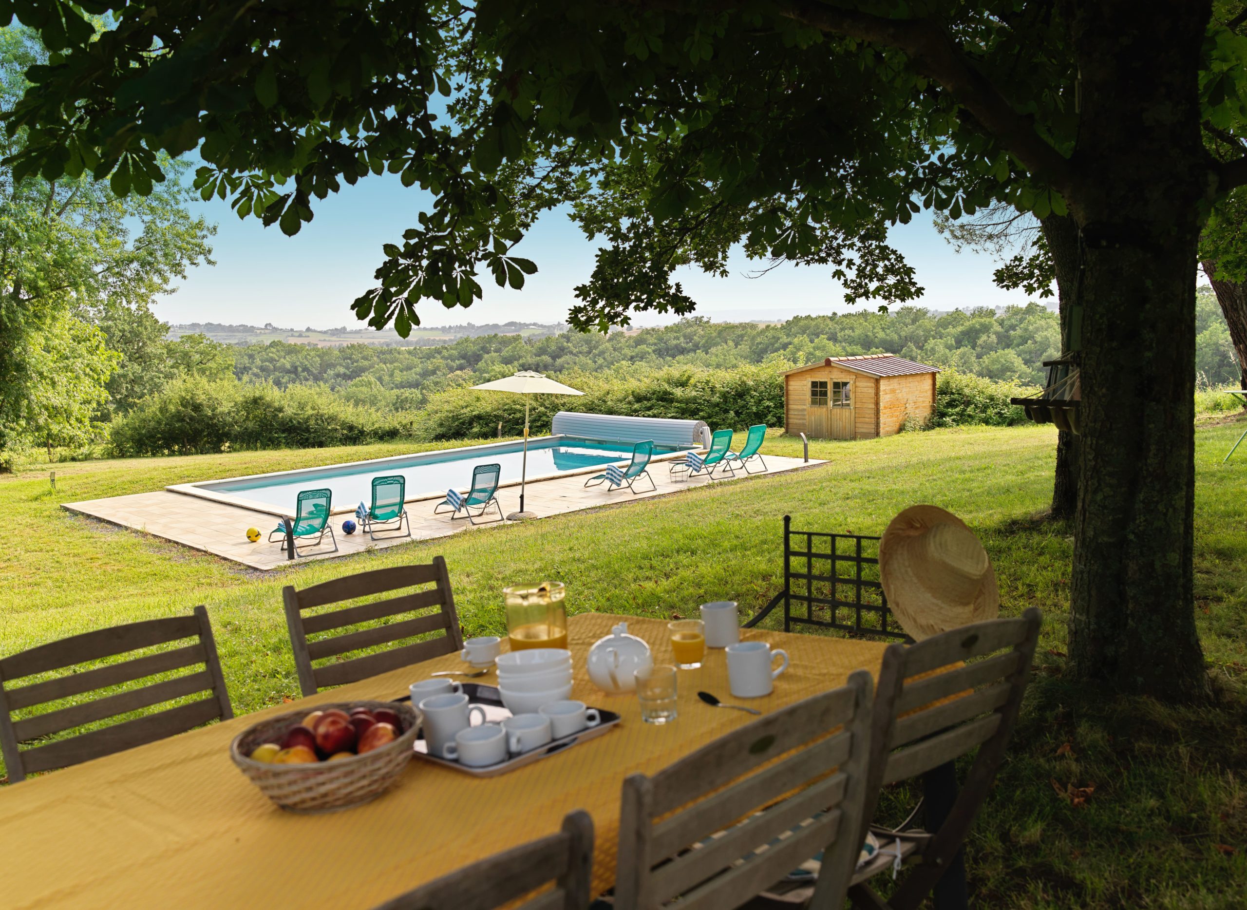 Paysage du Tarn - gîtes de groupe en Occitanie proche Albi et Castres