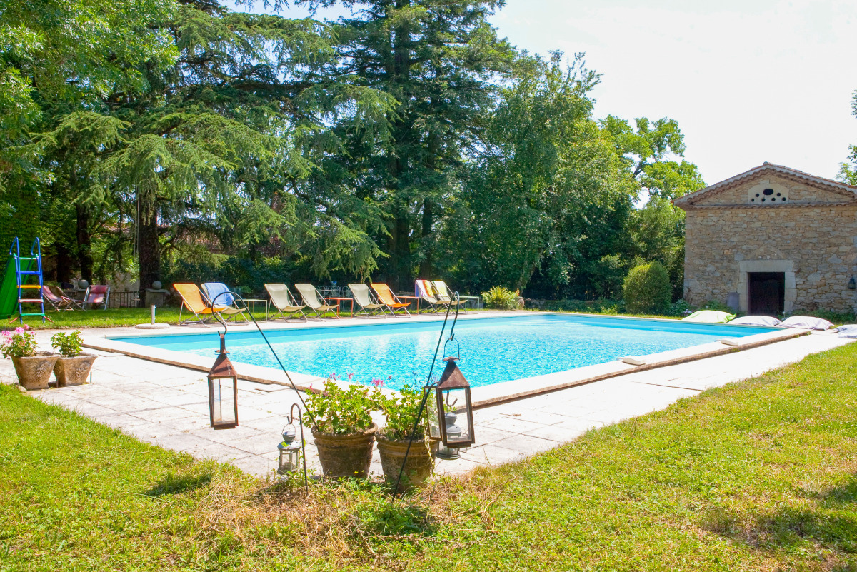 Le Verger de l'Espargne - piscine du gîte groupe Tarn