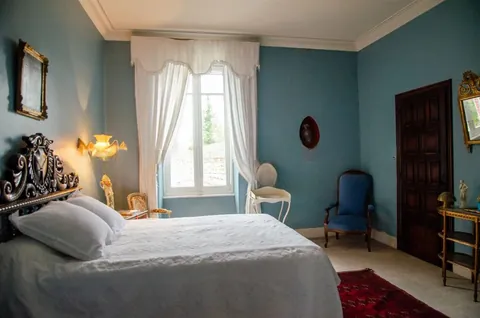 A south-facing bedroom