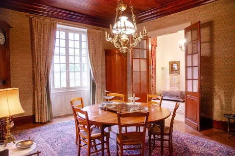 The dining room